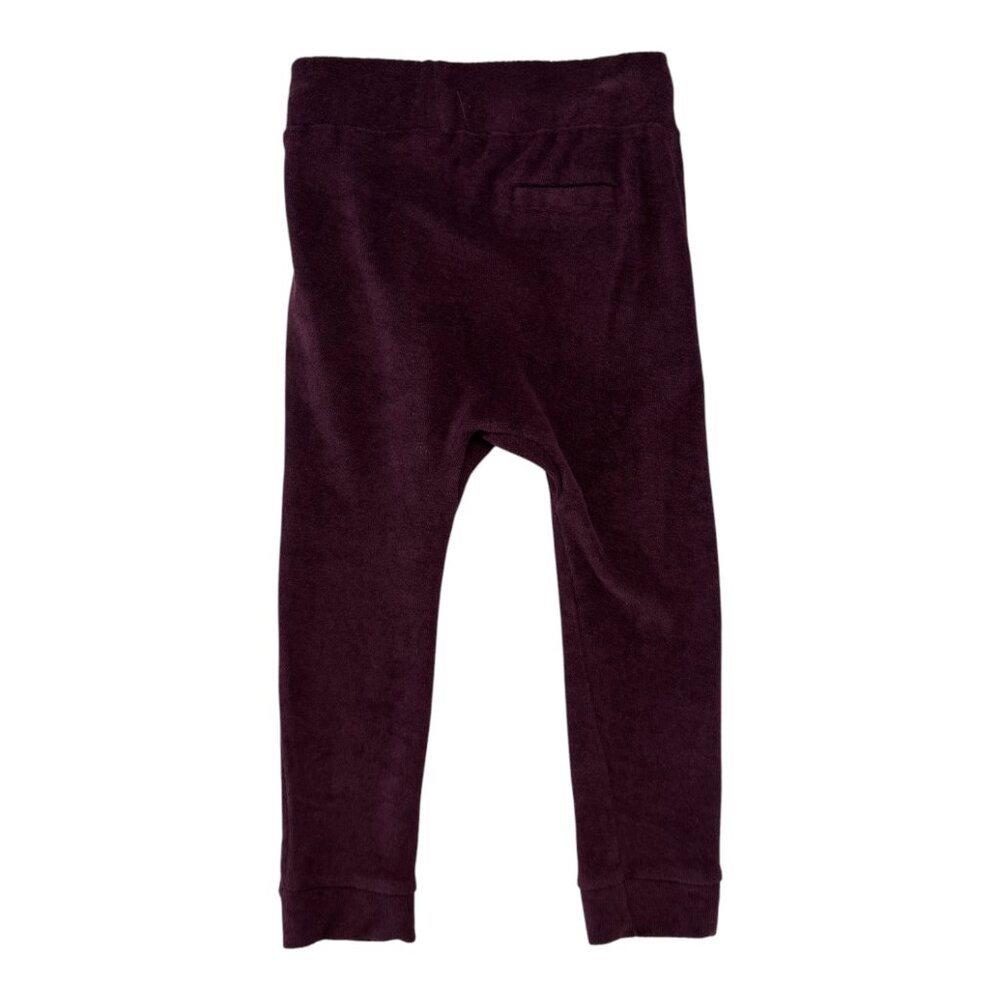 PHIL & PHAE - PANTS - 100% ORGANIC COTTON - BURGUNDY  - 3Y- NWT - Picture 2 of 4